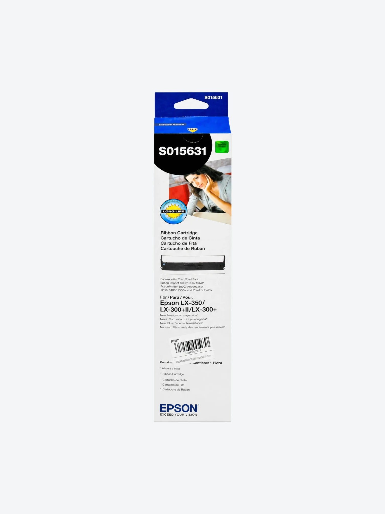 CINTA S015631 P/LX COLOR NEGRO  EPSON-1