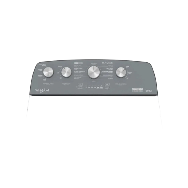 Lavadora Whirlpool Carga Superior 20Kg Xpert System con Llenado Manual Color Blanco-10