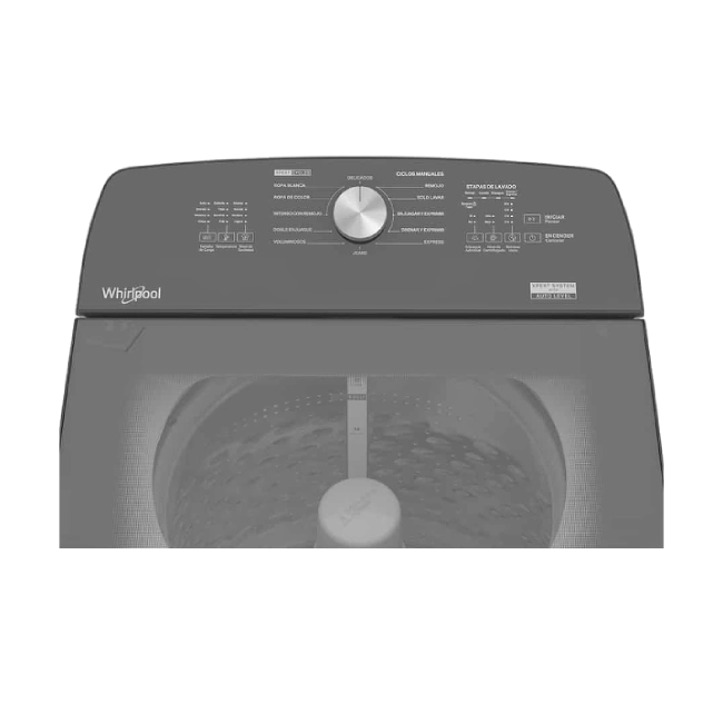 Lavadora Whirlpool Carga Superior 24Kg Xpert System Con Agitador Automatica Color Blanco-8