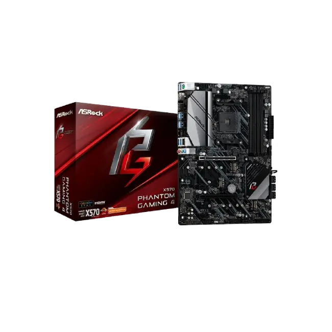 Tarjeta Madre Asrock X570 Phantom Gaming 4 Wifi Ax 90-Mxbbb0-A0Uayz Amd 1200-3