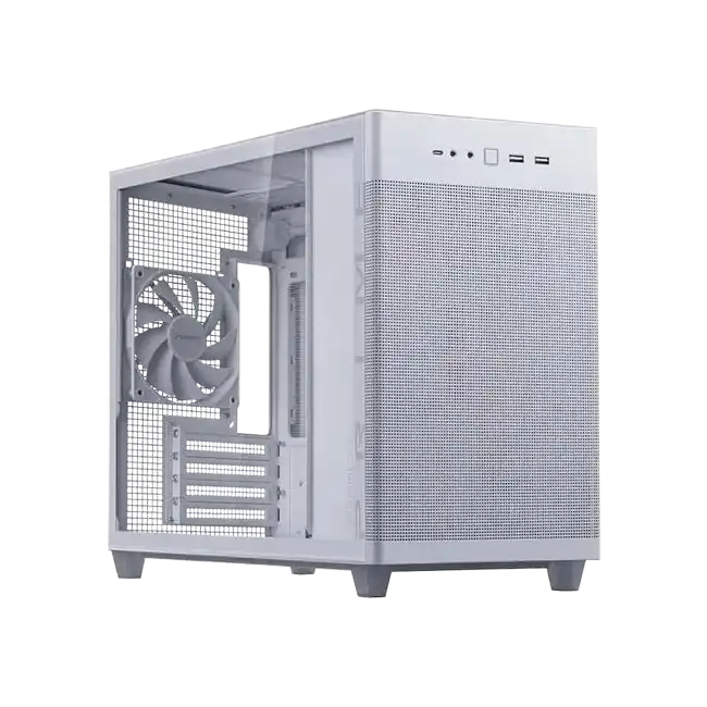 Case Gamer Asus 90DC00G3-B38010 Prime AP201 Vidrio Templado Color Blanco-3
