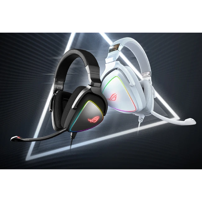 HEADSET GAMING ASUS ROG DELTA COLOR BLANCO-4