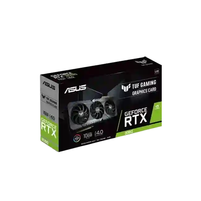 Tarjeta de Video Gaming Asus Tuf Gaming 90YV0FB5-MTAA00 Nvidia GeForce RTX3080 10GB GDDR6X PClE 4.0 PCI Express Aura Sync Seminueva
