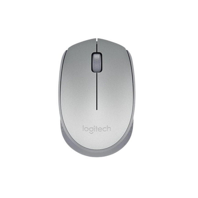 MOUSE M170 DIESTRO Y ZURDO INALAMBRICO PLATEADO LOGITECH-1