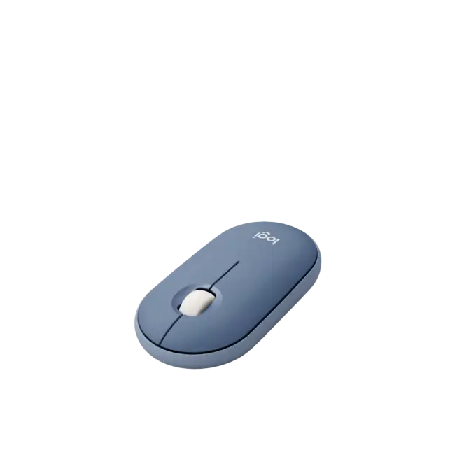Mouse Logitech M350 Pebble Inalambrico Color Gris Azulado-3