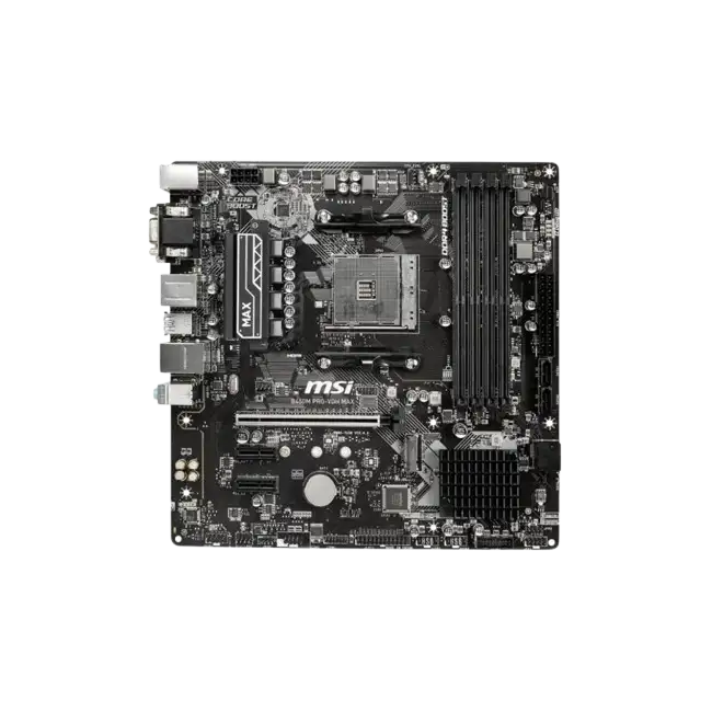 Tarjeta Madre MSI B450M PRO-VDH Max 911-7A38-063 AMD PCI Express 3.0 DDR4-4