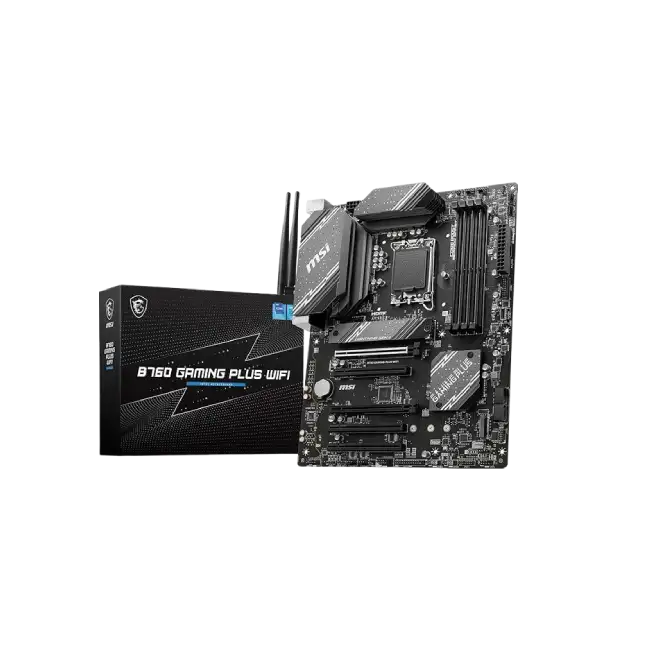 Tarjeta Madre MSI B760 Gaming Plus WiFi DDR5 LGA 1700 Soporta 4K 911-7D98-007-2