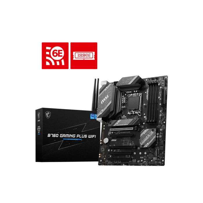 TARJETA MADRE MSI B760 GAMING PLUS WIFI ATX DDR5 911-7D98-029-2