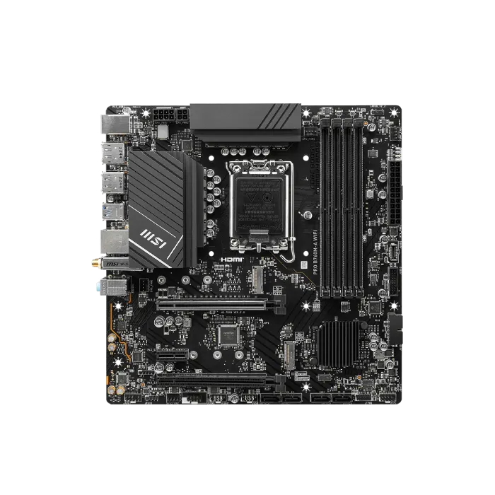 TARJETA MADRE MSI PRO B760M-A WIFI LGA1700 MICRO-ATX DDR5 911-7D99-007-1
