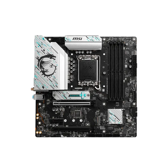 TARJETA MADRE MSI B760M GAMING PLUS WIFI LGA1700 MATX DDR5 911-7D99-032-3
