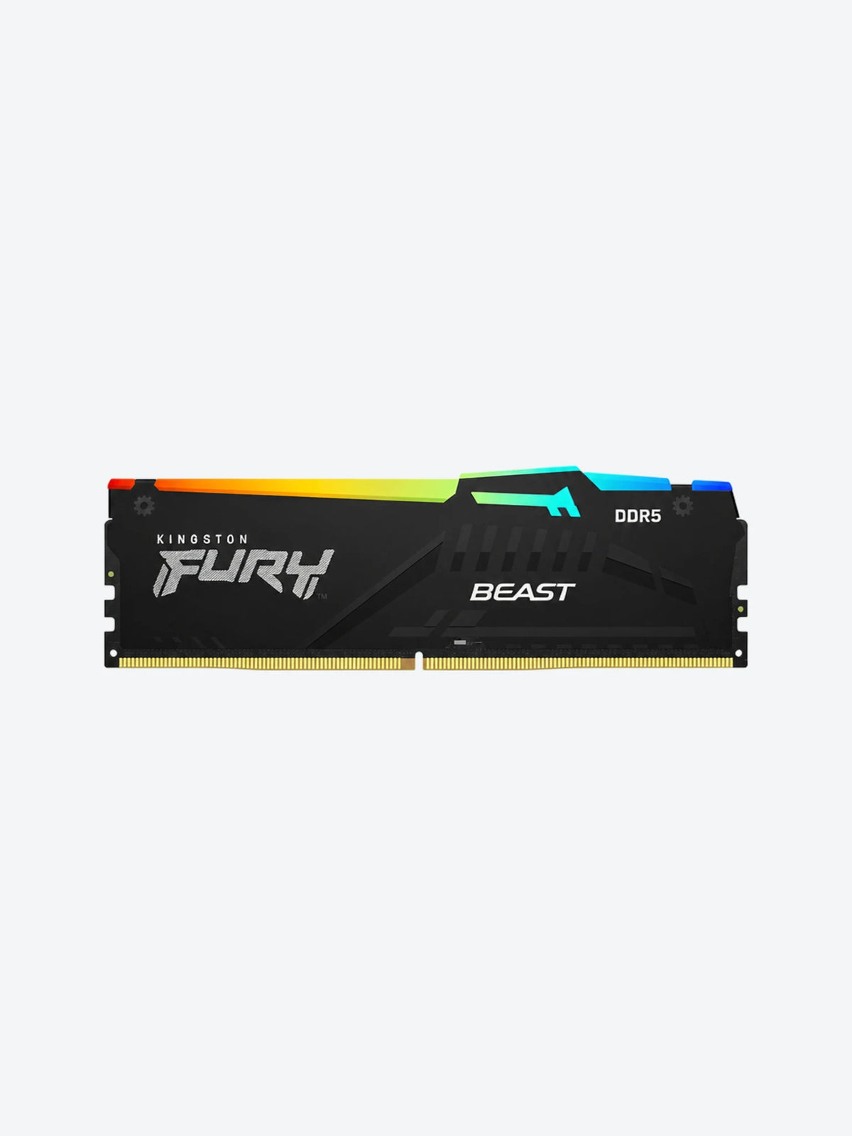 Kingston FURY Beast RGB - DDR5 - módulo - 16 GB - DIMM de 288 contactos - 5600 MT/s / PC5-44800 - CL40 - 1.25 V - sin búfer - on-die ECC-1