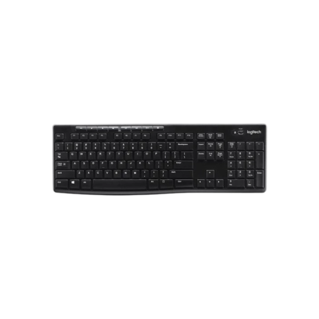 Teclado Logitech K270 Inalambrico USB Unifying 2.4Ghz Español Color Negro