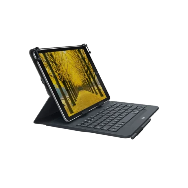 Universal Folio- Case w/ integrated Bluetooth keyboard for 9"-10" Apple, Android, Windows tablets
