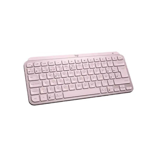Teclado Logitech MX Keys Mini USB Bluetooth 5.0 Ergonomico Color Rosa-2