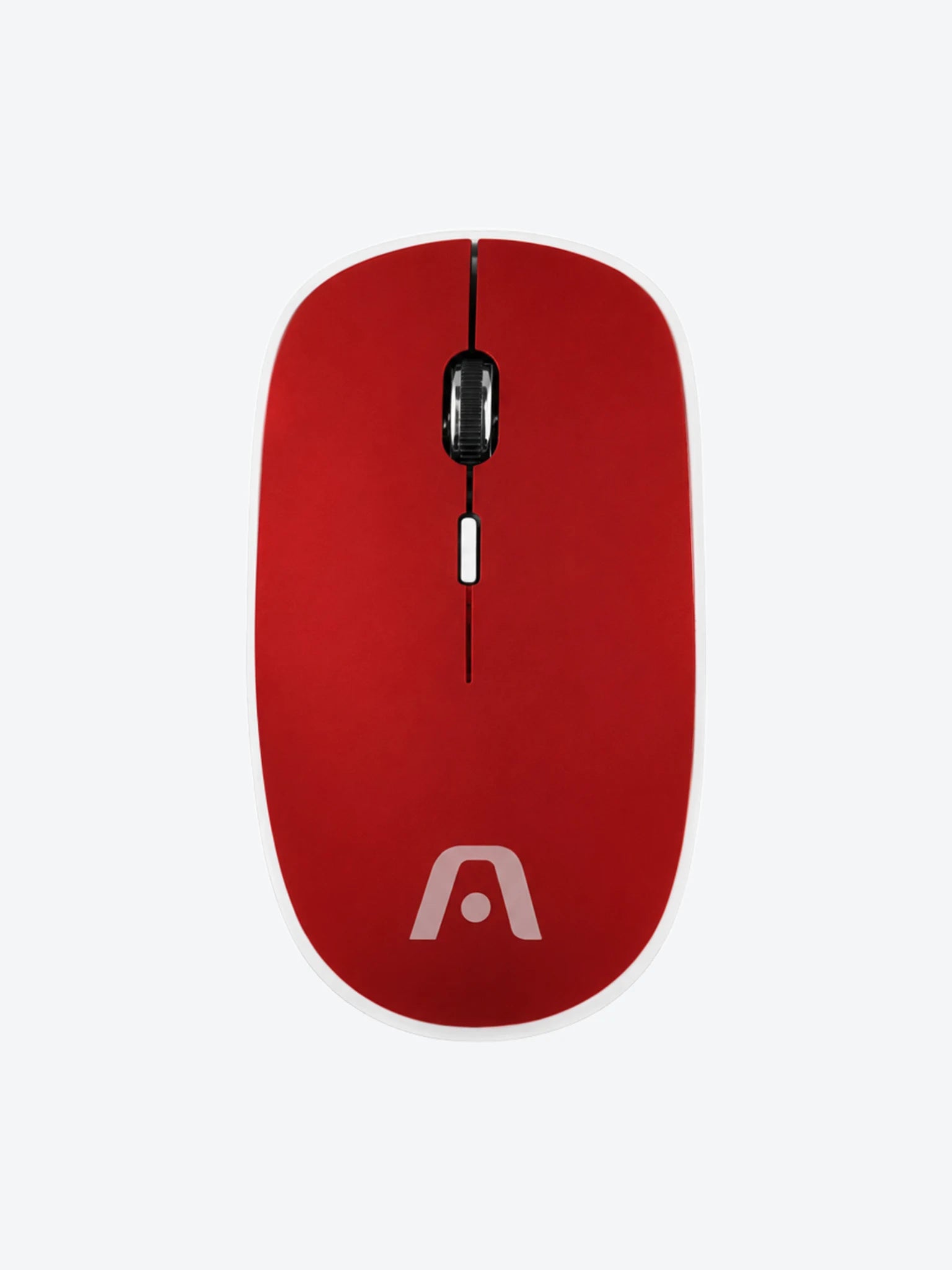 Mouse Inalámbrico con Goma 2.4GHz 800/1600 dpi Rojo