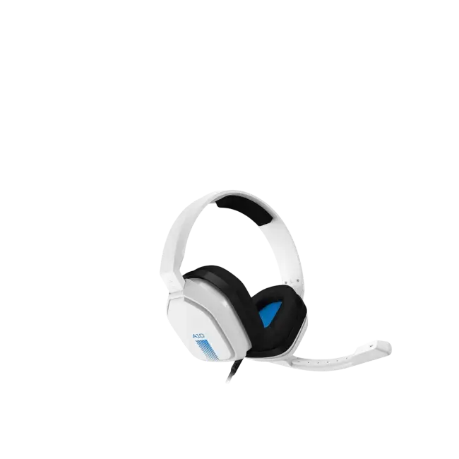 Headset Gaming Logitech Astro A10 PS4 3.5mm Color Blanco con Celeste-3