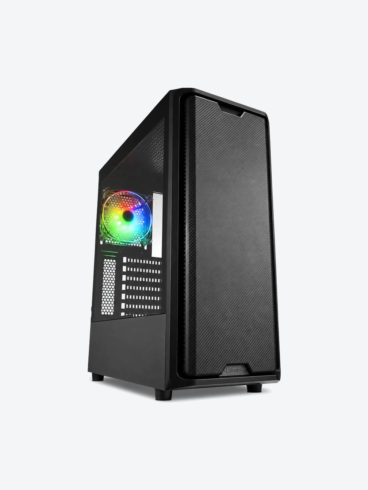 CASE RGB SHARKOON SK3 MID TOWER VENTILADORES 2 DE 120MM CON VIDRIO LATERAL 4044951030170-1