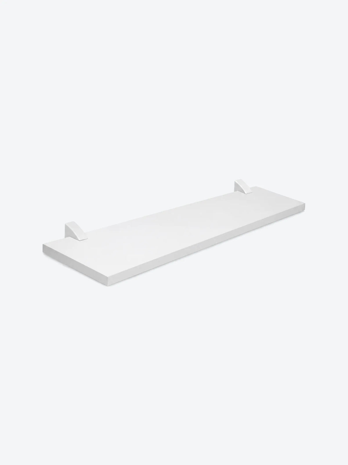 REPISA RECTA, MDF,1.5X20X40CM, SOP/VIS/PLAST,CAP44LB,BLANCA-1