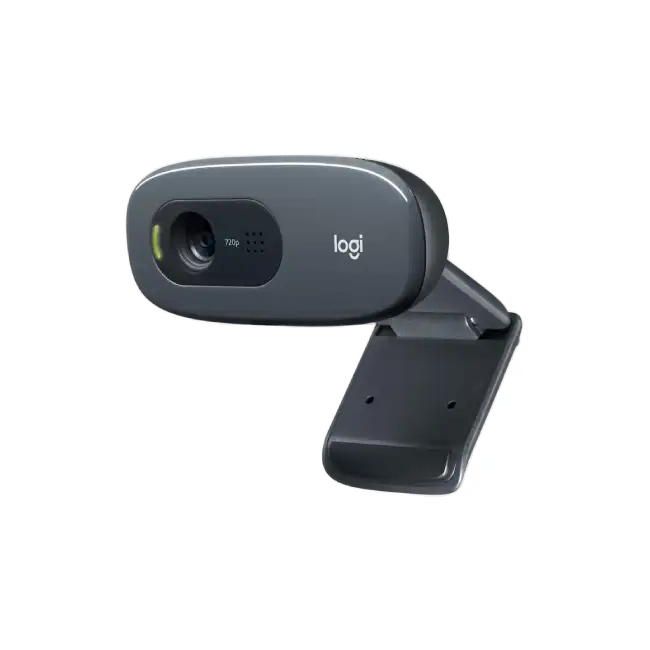 WEBCAM LOGITECH C270 HD 720p/30fps 0.9MP GRIS OSCURO