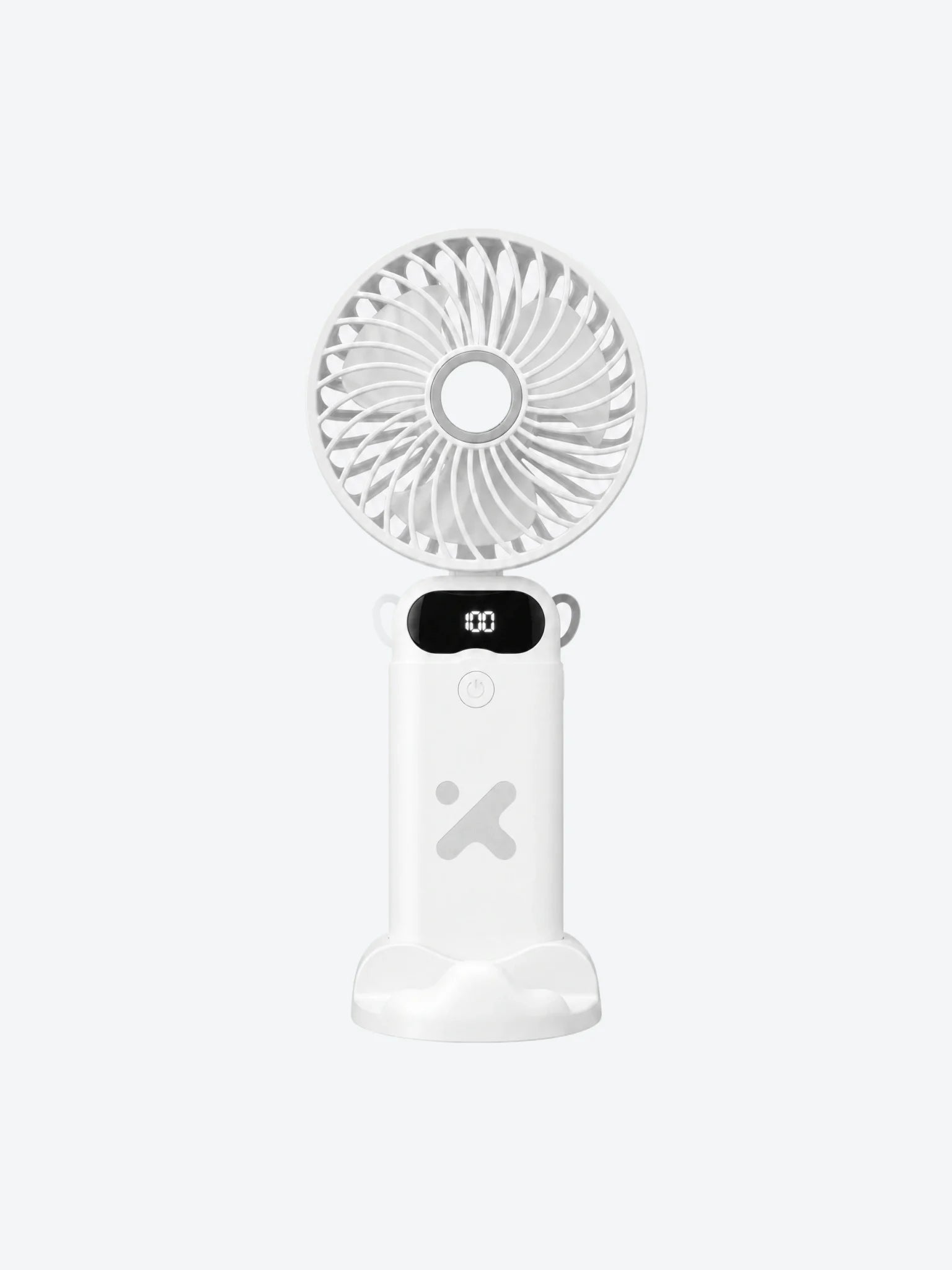 Mini Ventilador XTA-900 Recargable de 6 Velocidades Color Blanco-1