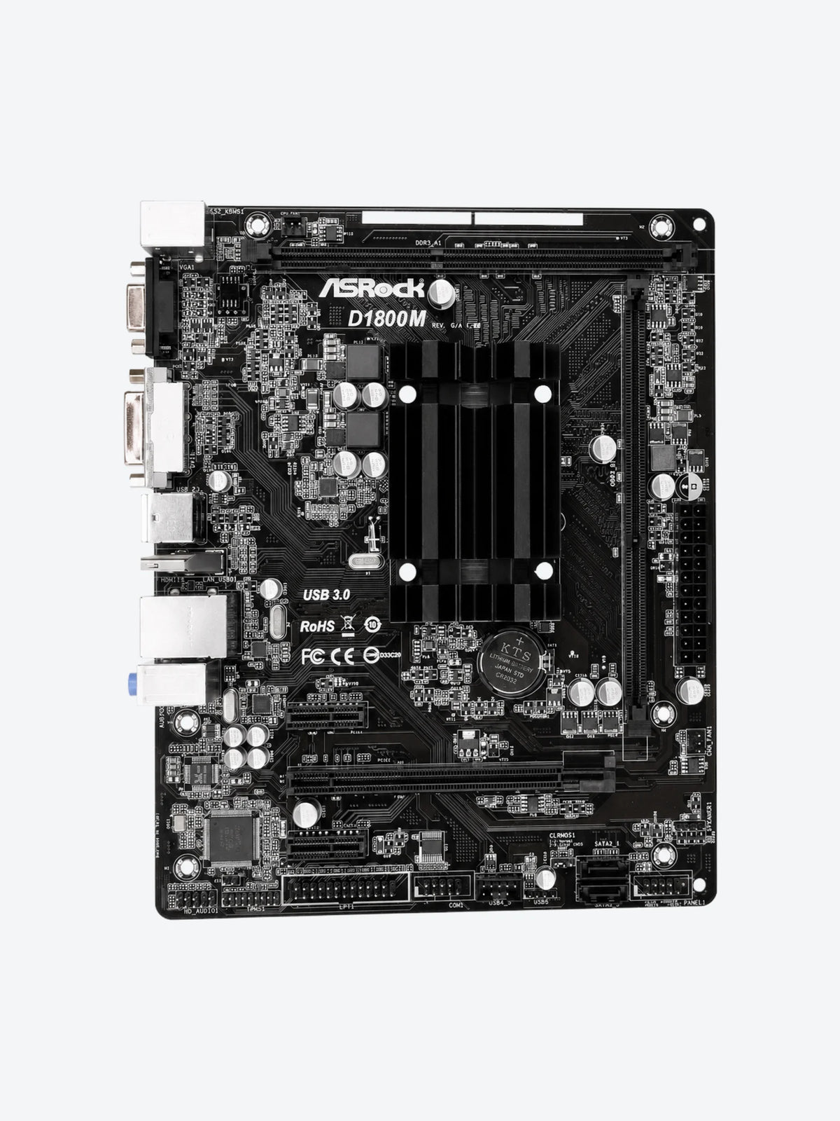 TARJETA MADRE ASROCK  J1800 D1800M MICRO ATX DDR3