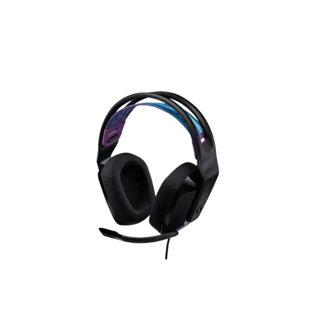 Headset Gaming Logitech G335 3.5mm Certificado Discord Color Negro