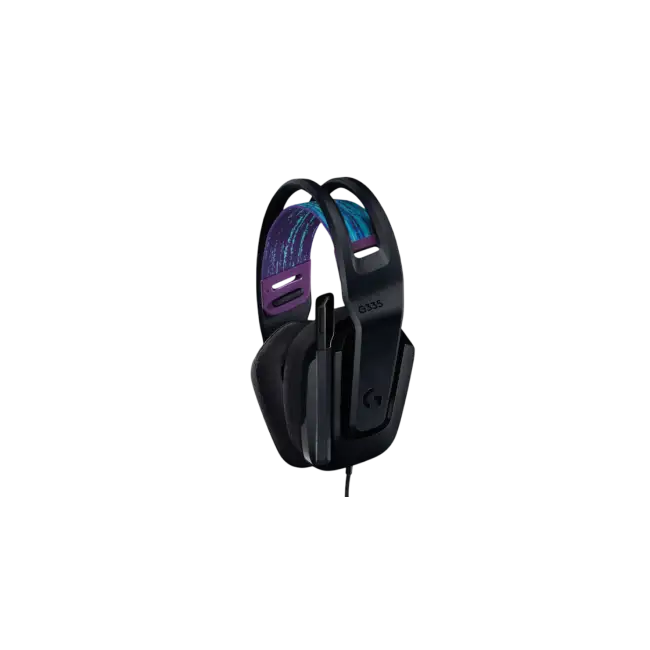 Headset Gaming Logitech G335 3.5mm Certificado Discord Color Negro