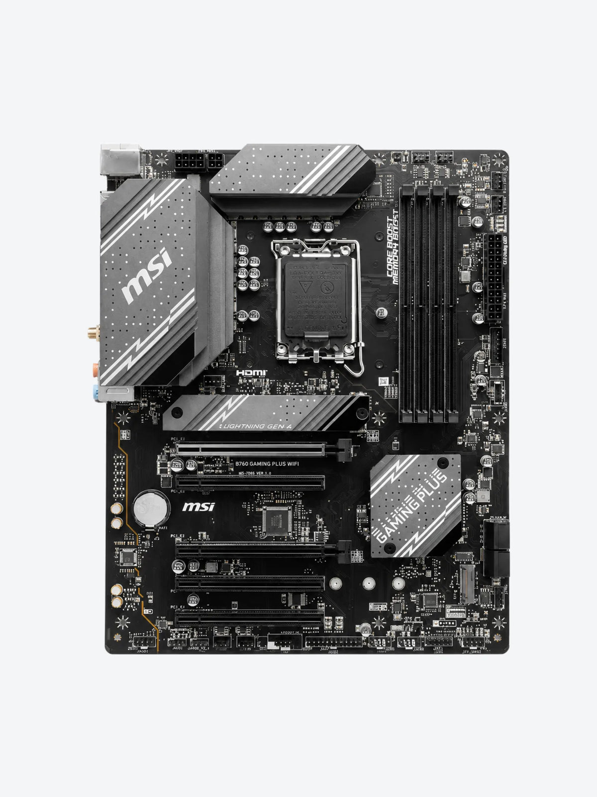 TARJETA MADRE MSI B760 GAMING PLUS WIFI ATX DDR5 911-7D98-029-1