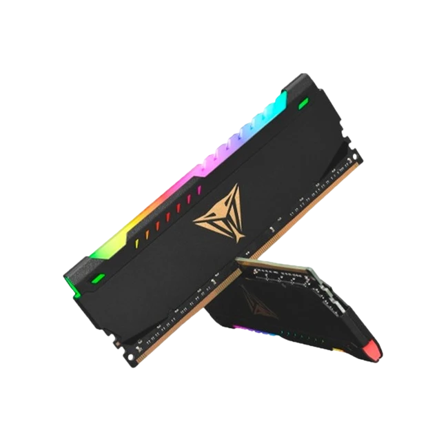 Memoria RAM Patriot CL20 Viper Steel Para PC 16GB DDR4 3600MHz RGB HS Single Color Negro