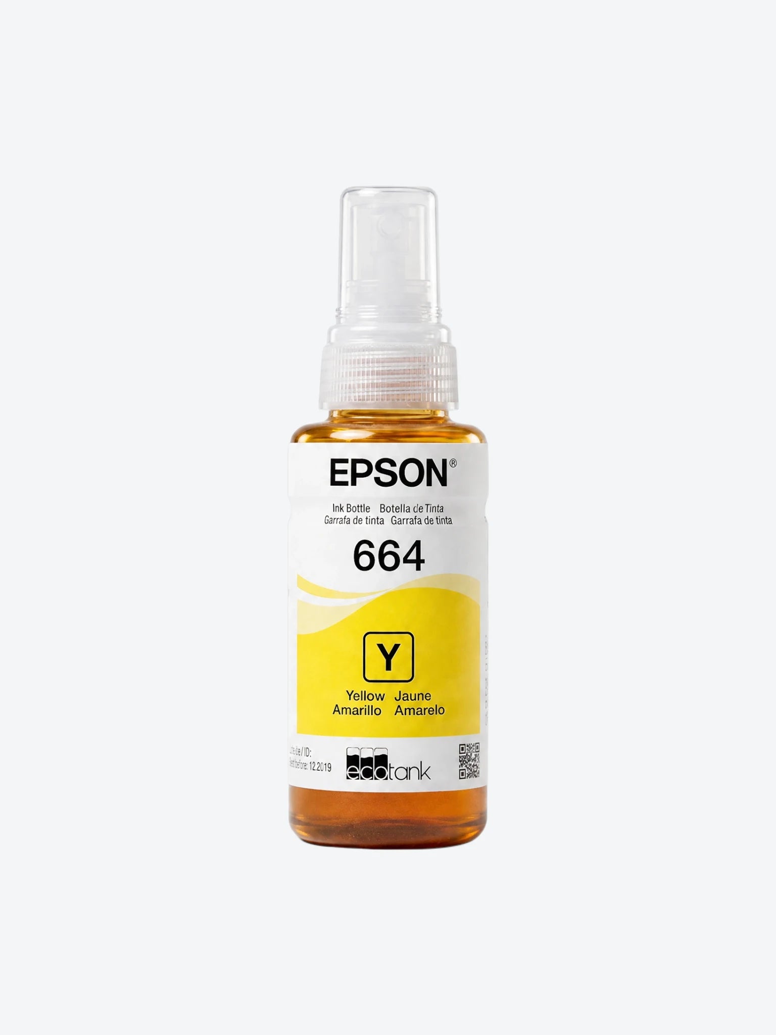 TINTA PARA IMPRESORA T664420-AL L200 COLOR AMARILLO EPSON