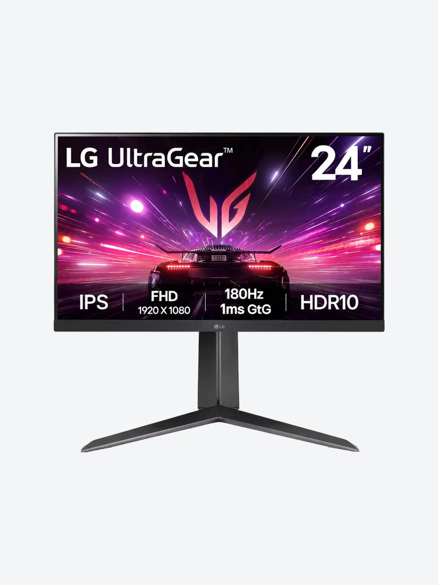 MONITOR 24'' GAMING LG ULTRAGEAR FHD 1920 x1080 180Hz 1MS HDR10 NEGRO 24GS65F-B