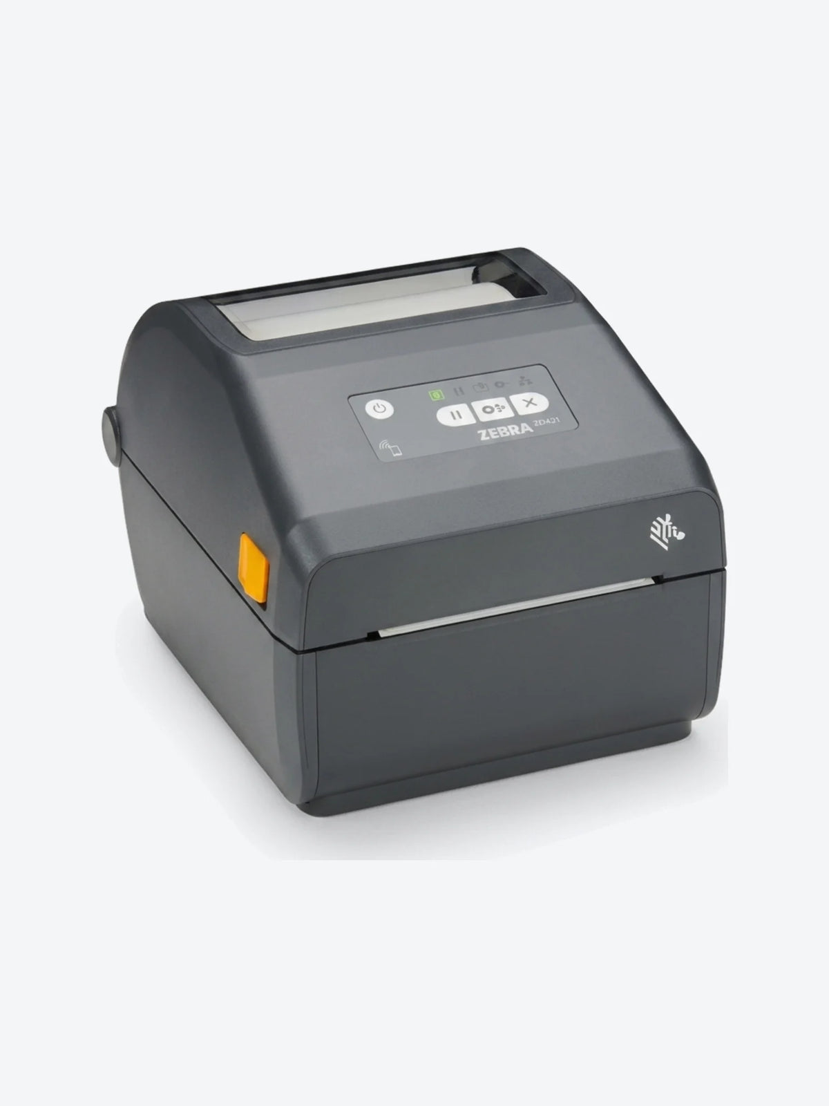 ZEBRA  ZD421 Thermal Transfer Printer (74/300M); 203 dpi, USB, USB Host, Ethernet, BTLE5, US Cord, Swiss Font, EZPL-1