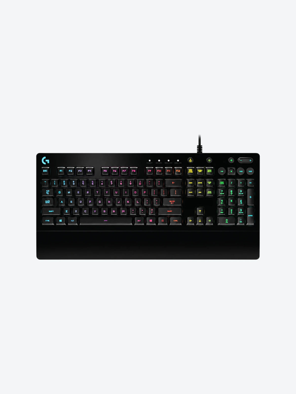 TECLADO GAMING RGB LOGITECH G213 PRODIGY MEMBRANA ALÁMBRICO INGLÉS 920-008084-1