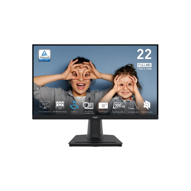 MSI MONITOR 22" MP225 FLAT 100HZ IPS-1