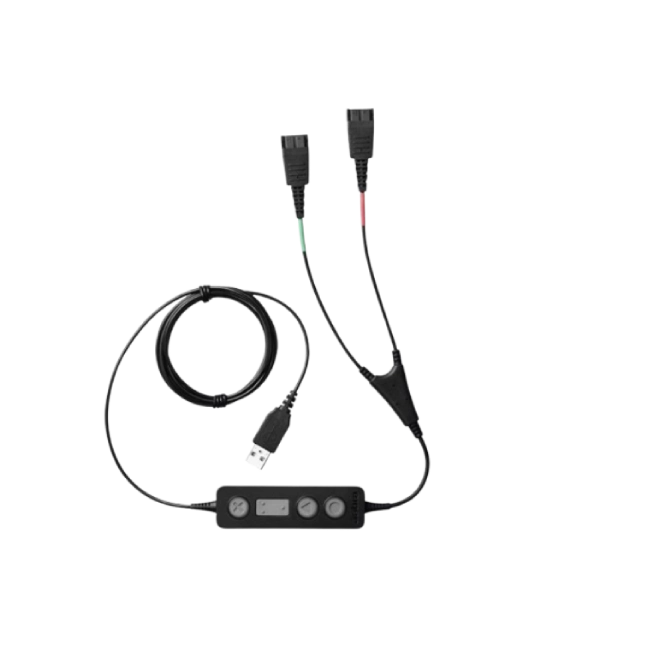 Jabra LINK 265 - Adaptador para auriculares - USB macho a Desconexión rápida-3
