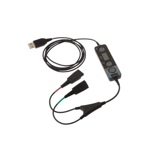 Jabra LINK 265 - Adaptador para auriculares - USB macho a Desconexión rápida-2