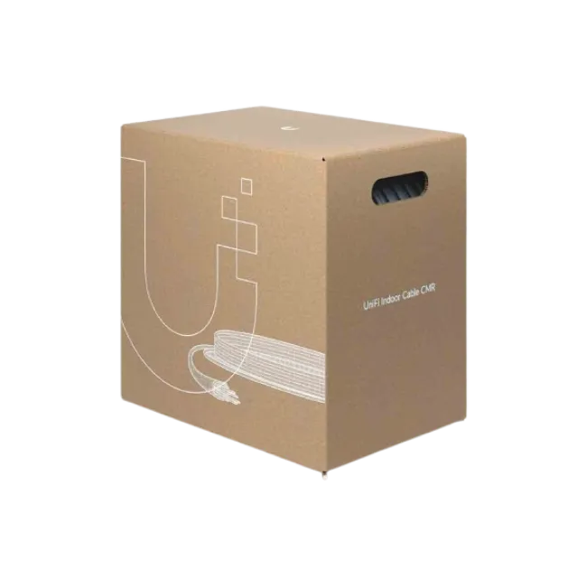 Ubiquiti - Par trenzado sin blindar (UTP) - 305 m - Blanco - Clasificación de llama: CMR - Calibre del cable conductor: 23 AWG - Tipo de conductor: Cobre desnudo sólido - Material de la chaqueta: PVC - Diámetro de la chaqueta: 6,0 ± 0,2 mm - Radio de curv