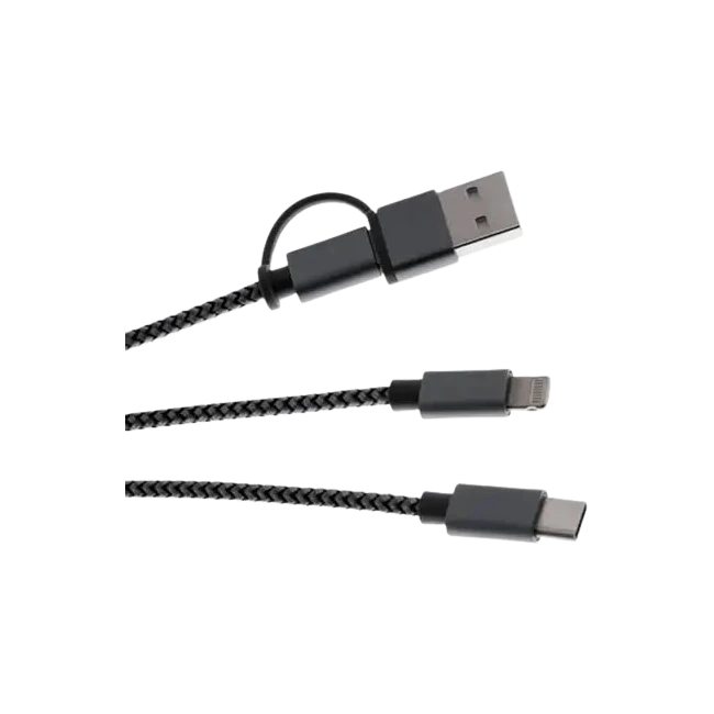 Xtech - USB cable - USB Type A or C - Micro USB or Lightning and USB type C - 1.2 m - only chargingXTC-560