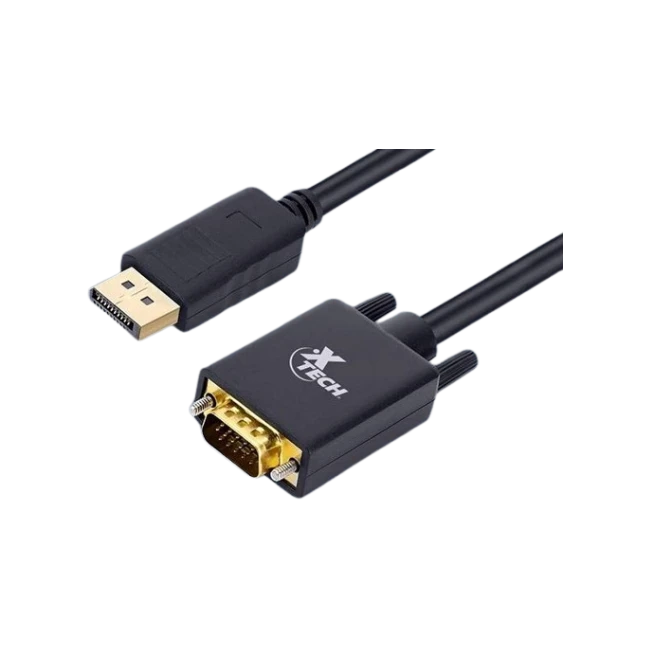 Xtech - DisplayPort / VGA Cable - Black - XTC-377