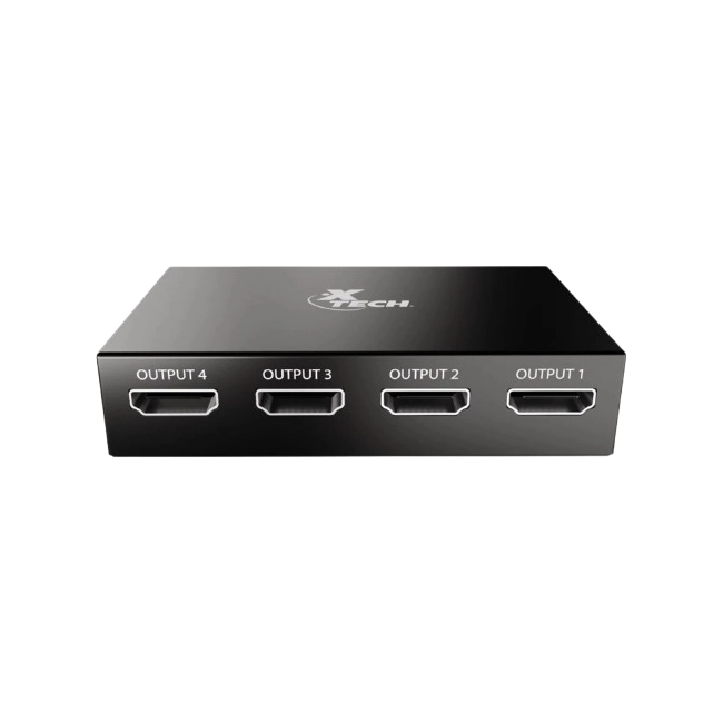 Xtech - HDMI Splitter - 1 Input to 4 Output XHA-420-4