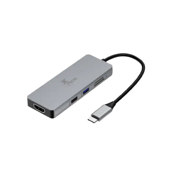Xtech - Hub - 5 puertos - USB-C® 5-in-1 XTC-564-3
