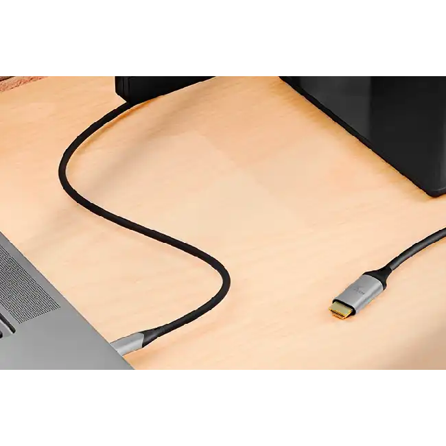 Xtech - USB cable - USB Type C - HDMI - 1.8 m - Black & silver - C male to HDMI male XTC-546-2