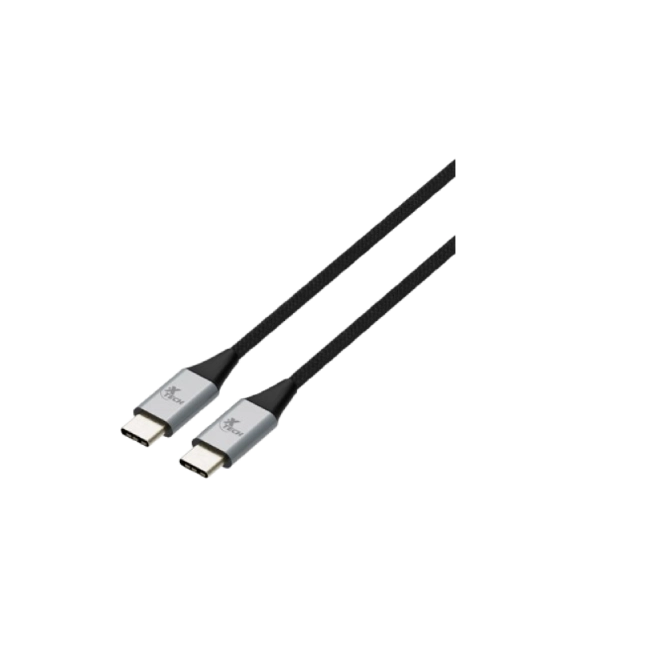 Xtech - USB cable - USB Type C - 3.66 m - Black & silver - (m) to (m) Braided XTC-533