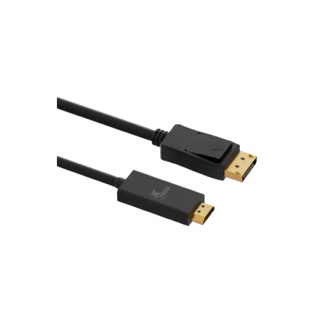 Xtech - Display cable - DisplayPort DP - HDMI - 3 m - Black - DP (m) to HDMI (m) XTC-359-3