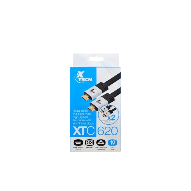 Xtech - HDMI cable - Component video / audio - HDMI male - 6ft 8K V2.1 XTC-637-4