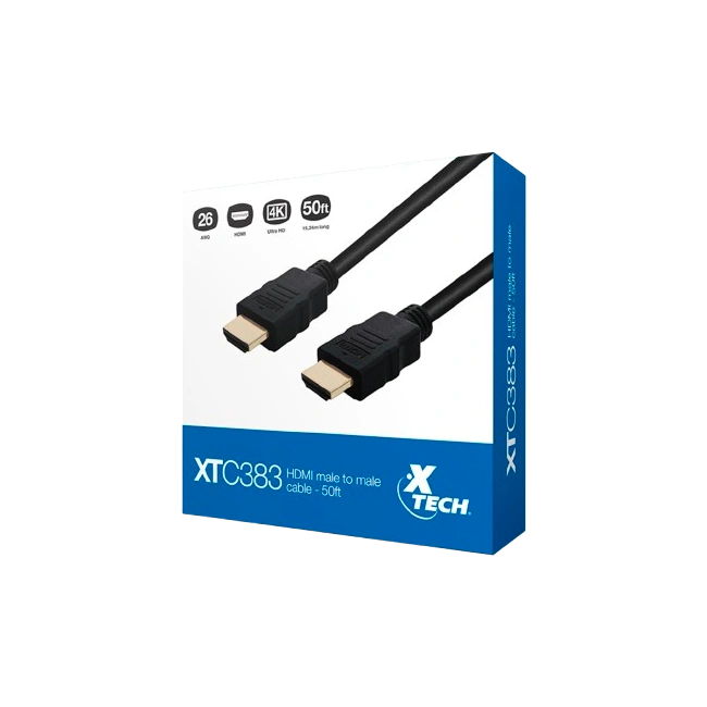 Xtech - HDMI cable - Component video / audio - HDMI male - 10ft 8K V2.1 XTC-640-4