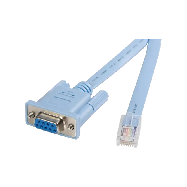 StarTech.com Cable 1,8m para Gestión de Router Enrutador Consola Cisco RJ45 a Serie Serial DB9 - Rollover - Macho a Hembra - Cable serie - RJ-45 (M) a DB-9 (H) - 1.8 m - azul - para P/N: EC1S952, EC2S952, IES101002SFP
