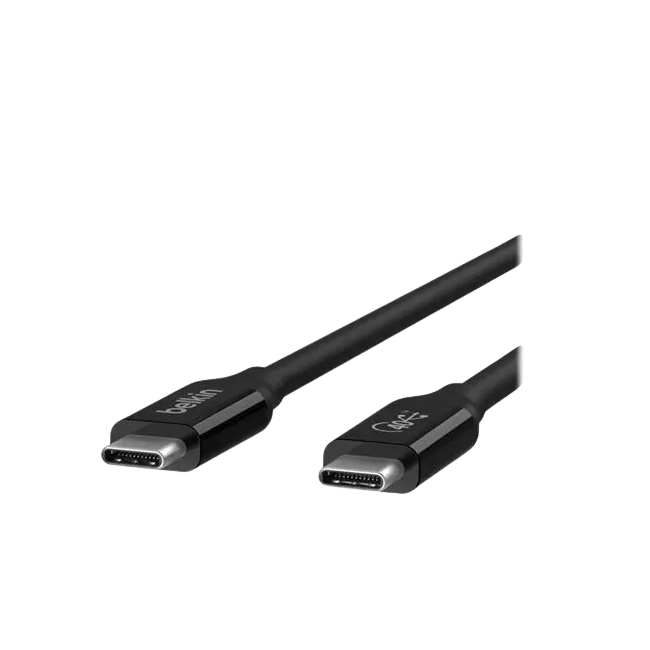 Belkin Thunderbolt 3 - Cable Thunderbolt - 24 pin USB-C (M) a 24 pin USB-C (M) - Thunderbolt 3 - 1 m - negro - para P/N: F4U097tt, F4U109tt