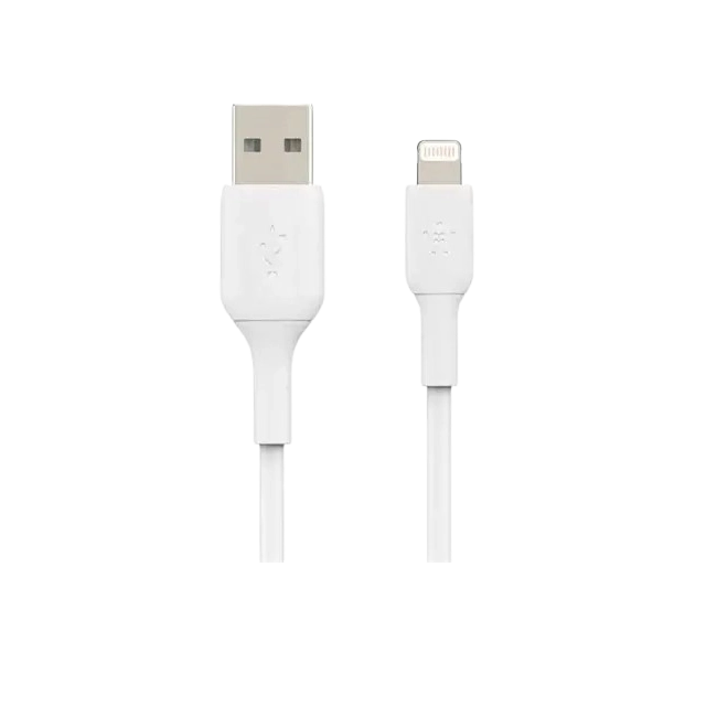 Belkin BoostCharge - Cable Lightning - Lightning macho a USB macho - 3 m - blanco