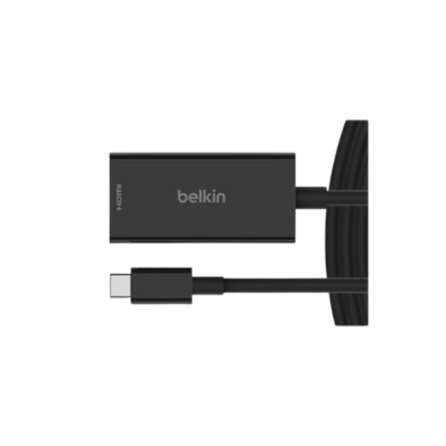 Belkin Connect - Cable adaptador - 24 pin USB-C macho a HDMI macho - 2 m - negro - pasivo, admite 8K60Hz, admite modo Alt DP-2